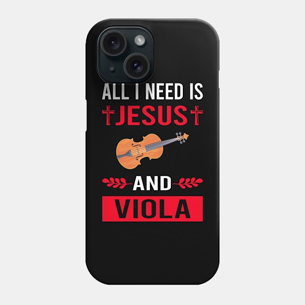 I Need Jesus And Viola Violist Phone Case by Good Day