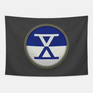 WW2 US Army X Corps Patch Tapestry