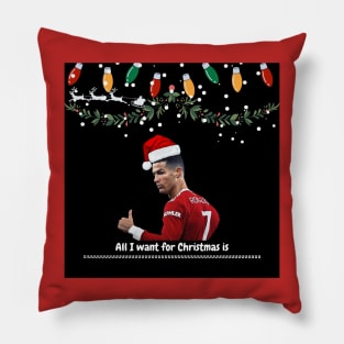 All I want for christmas is Siuu Pillow