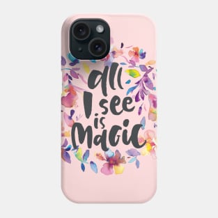 Magic Hibiscus Flowers Phone Case