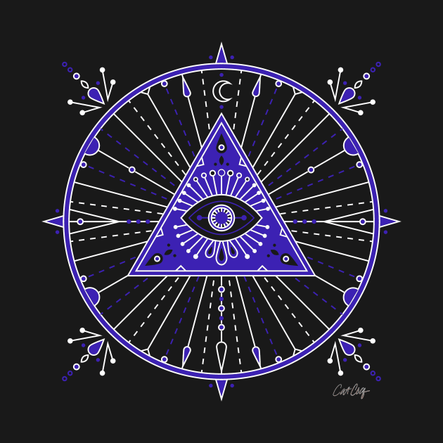 Evil Eye Mandala by CatCoq