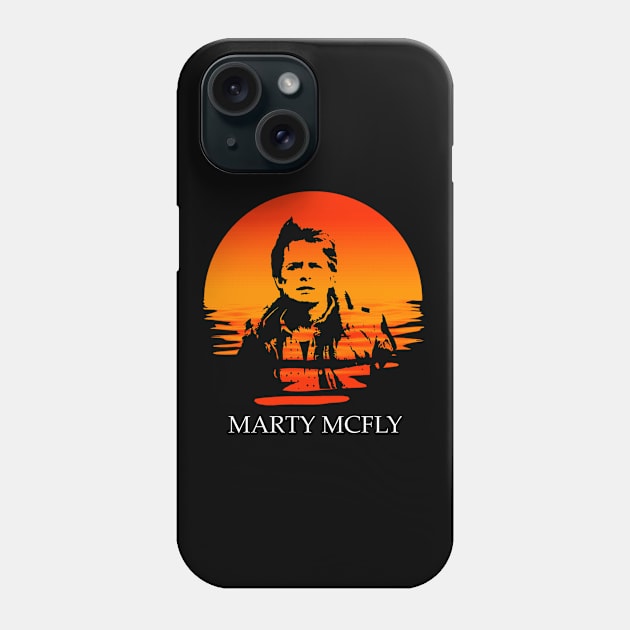 Marty Mcfly Sun Phone Case by CAUTODIPELO