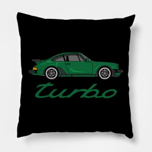 Green 911 Turbo Pillow