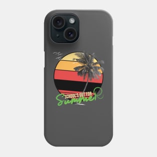 cute retro last day of school school's out for summer teacher Phone Case