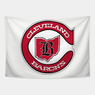 Retro Cleveland Barons Hockey 1976 Tapestry