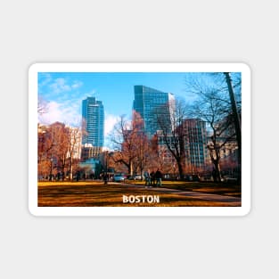 Boston city fall Magnet