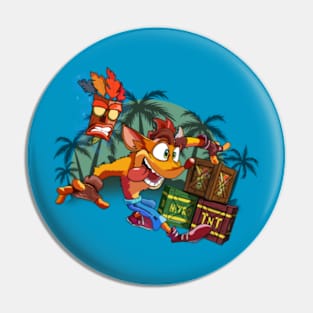 Crash Bandicoot Pin