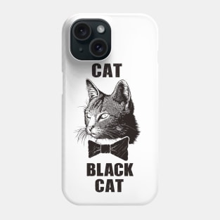 Cat, Black Cat. Phone Case