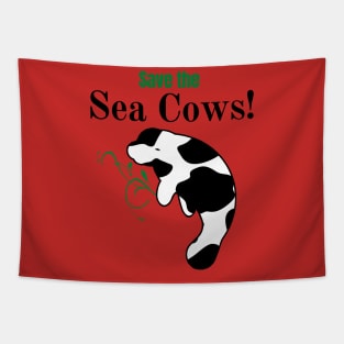 Save the Sea Cows! Tapestry