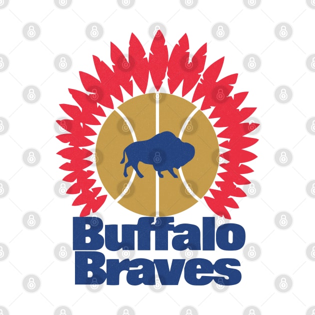 Classic Buffalo Braves Basketball by LocalZonly