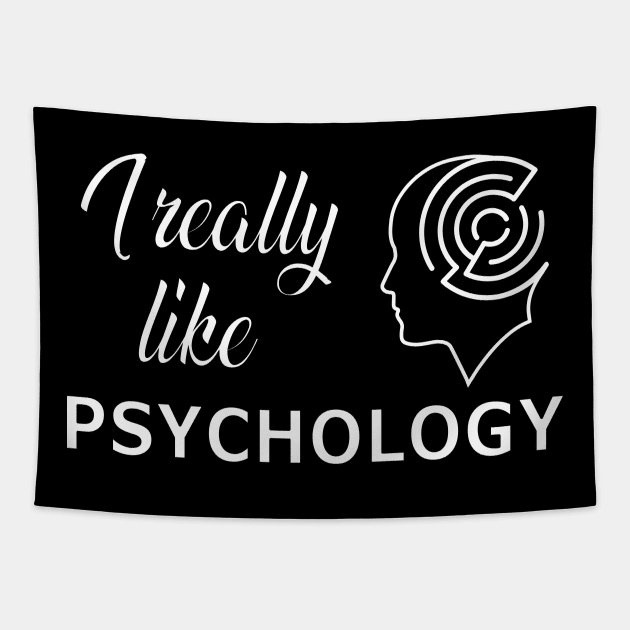 Psychologist - I really like psychology Tapestry by KC Happy Shop