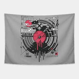 Retro Vinyl Tapestry