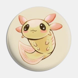 Golden Axolotl Pin