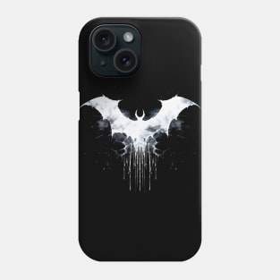 Bat Emblem - Black Phone Case