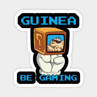 Gift for Guinea Pig Lovers Cute Gaming Guinea Pig Magnet