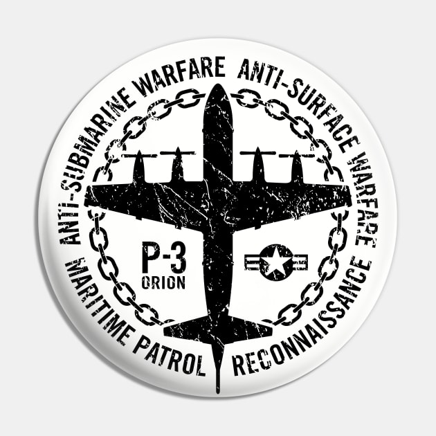 P-3 Orion Naval Maritime Patrol Anti-Submarine Warfare Aircraft Pin by hobrath