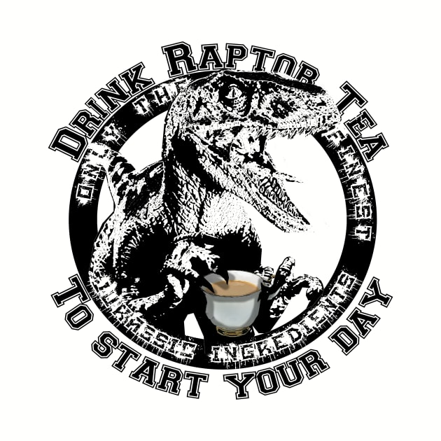 Tea with Raptor by Ironmatter