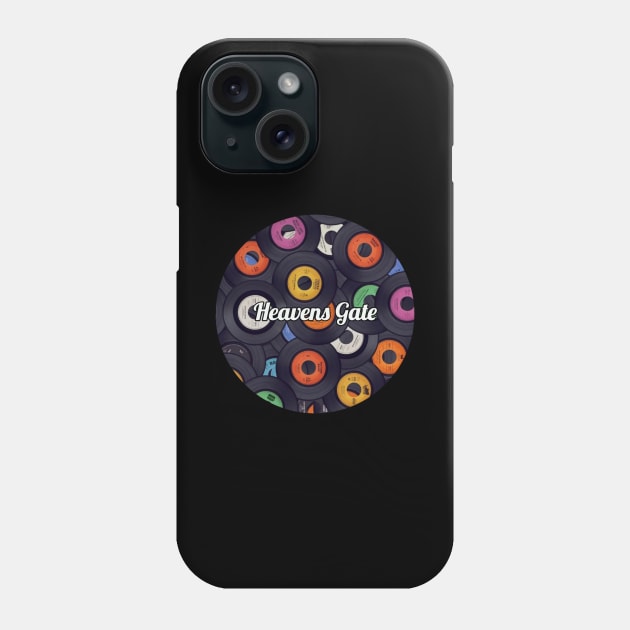 Heavens Gate / Vinyl Records Style Phone Case by Mieren Artwork 