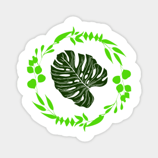 GREEN LEAVES DESIGN Magnet