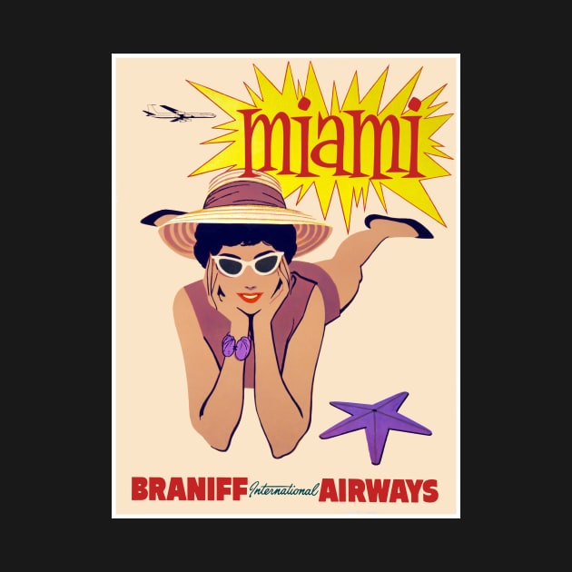 Miami Travel Poster by RockettGraph1cs