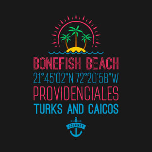 Bonefish Beach, Providenciales, Turks and Caicos Islands T-Shirt