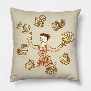 Woman Kitchen Pillow