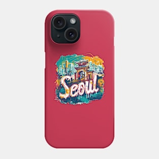 Seoul Retro South Korea t-shirt Phone Case