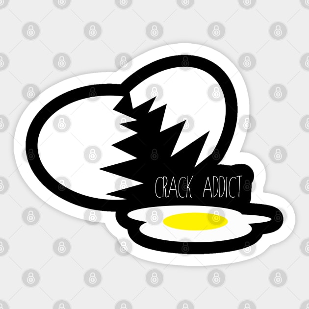 Bombparty Addict Vinyl Sticker 