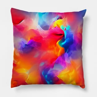 Abstract Colorful Background Illustration Art Pillow