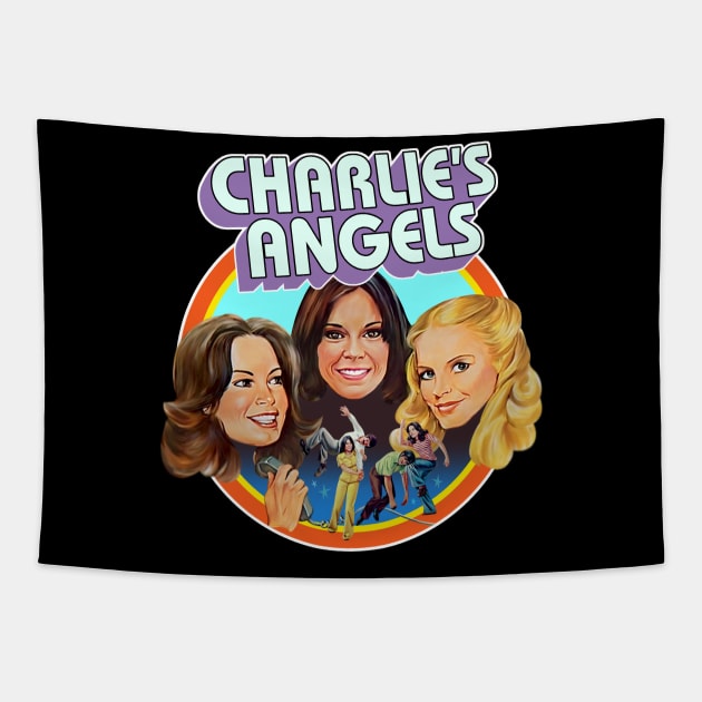 Charlies Angels Tapestry by Trazzo