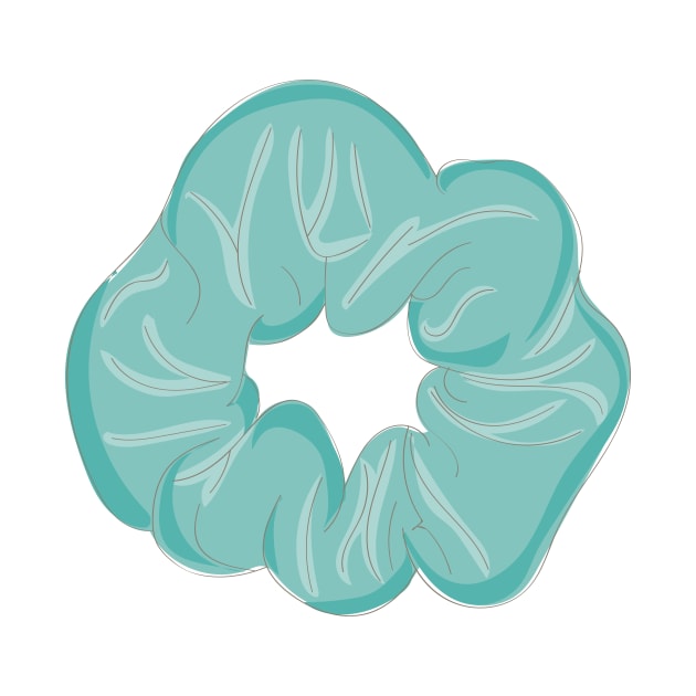 Mint Scrunchie by snowshade