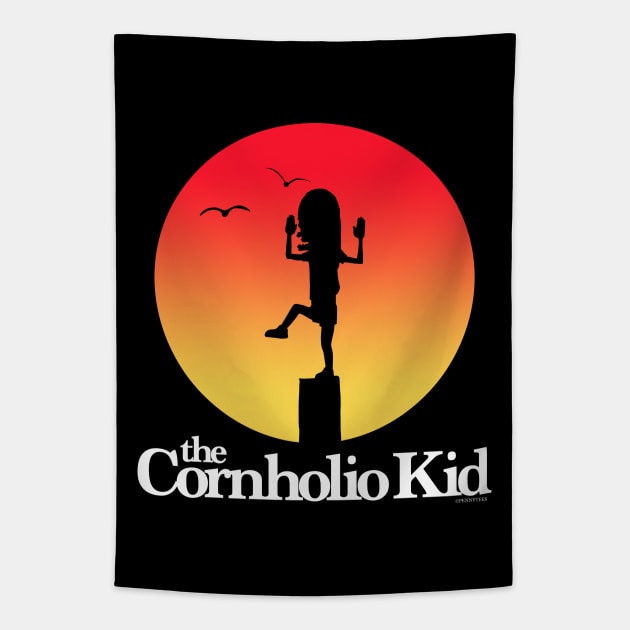 The Cornholio Kid Tapestry by Peter Katsanis Art