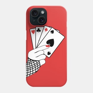 Playing Card Hand Phone Case