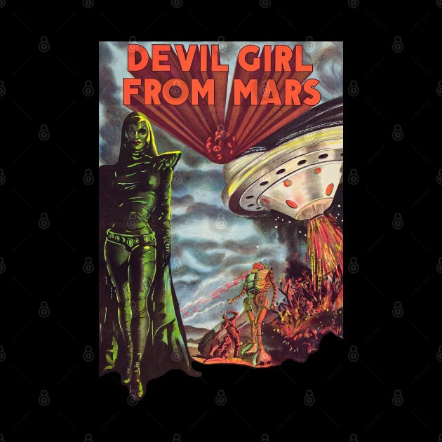 Devil Girl From Mars )( Cult Classic Horror Sci Fi Fan Art by darklordpug