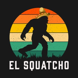 El Squatch Funny Bigfoot T-Shirt