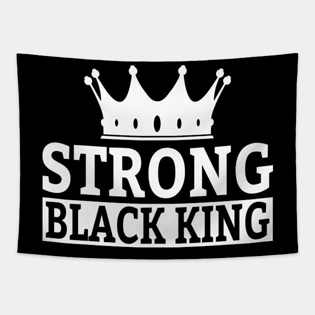 Afrinubi - Strong Black King Tapestry by Afrinubi™