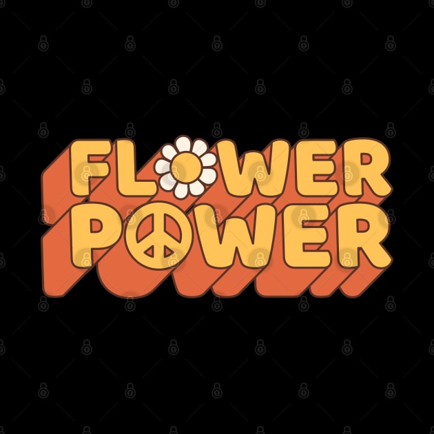 Flower power - floral groovy 70s by RedCrunch