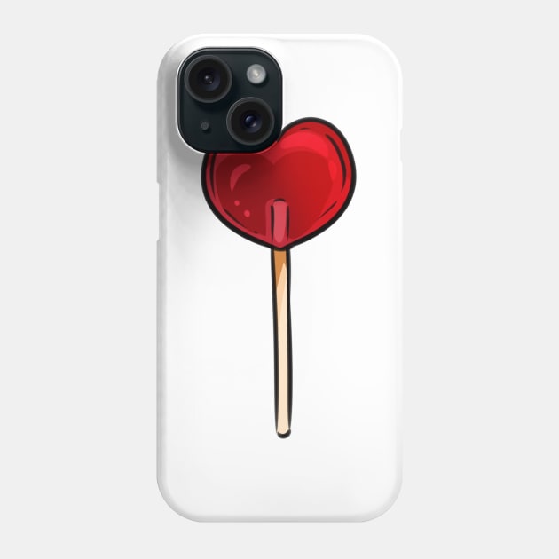 Heart Lollypop Phone Case by oixxoart