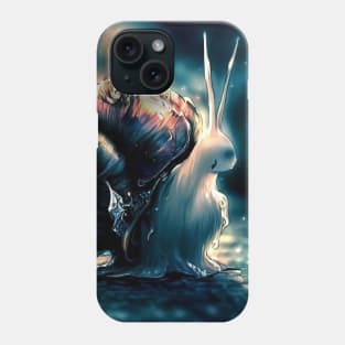 Spooky dark fantasy snail Phone Case