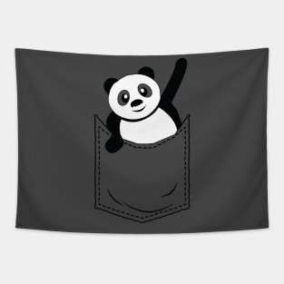 Say Hello! to the pocket panda Tapestry