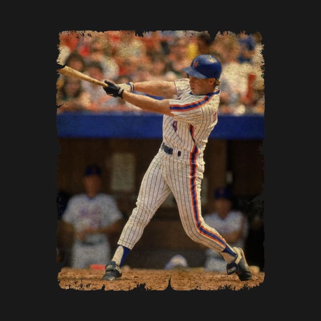 Lenny Dykstra in New York Mets by SOEKAMPTI