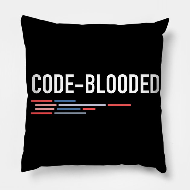 Developer Code Blooded Pillow by thedevtee