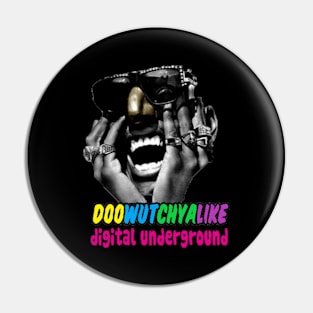 Digital Underground Doowutchyalike Hip Hop 1990 Pin