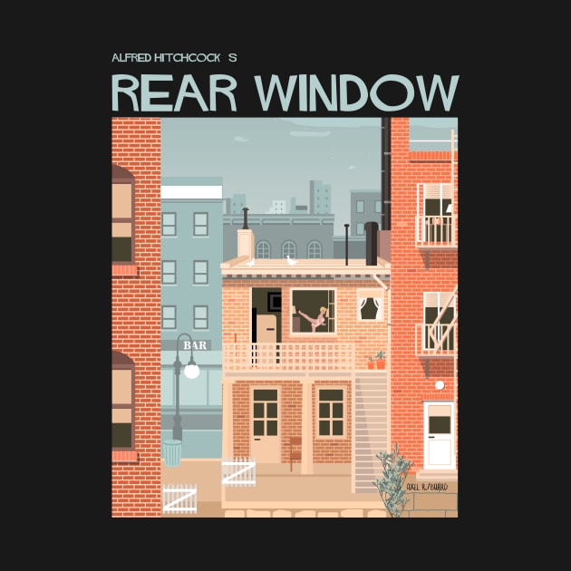 Alfred Hitchcock's Rear Window Illustration by burrotees