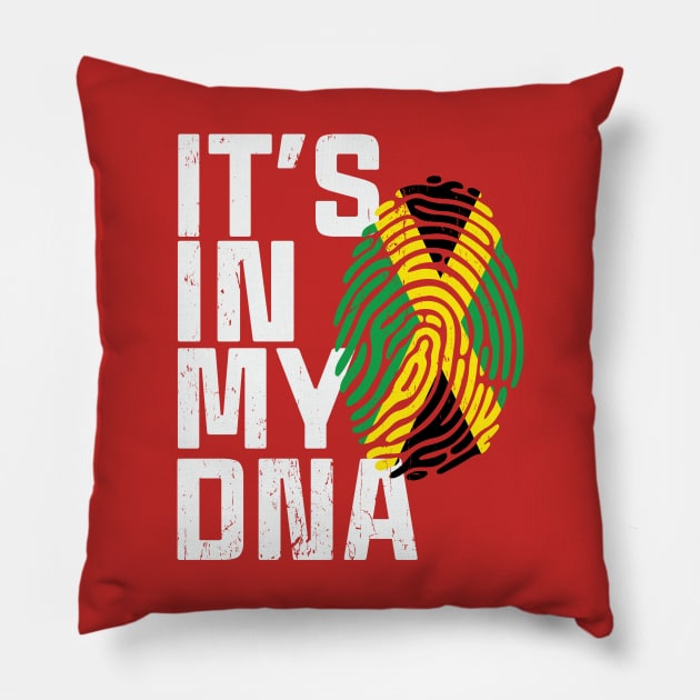 It's In My DNA, Africa, African American, Black Lives Matter, Black History Pillow by UrbanLifeApparel