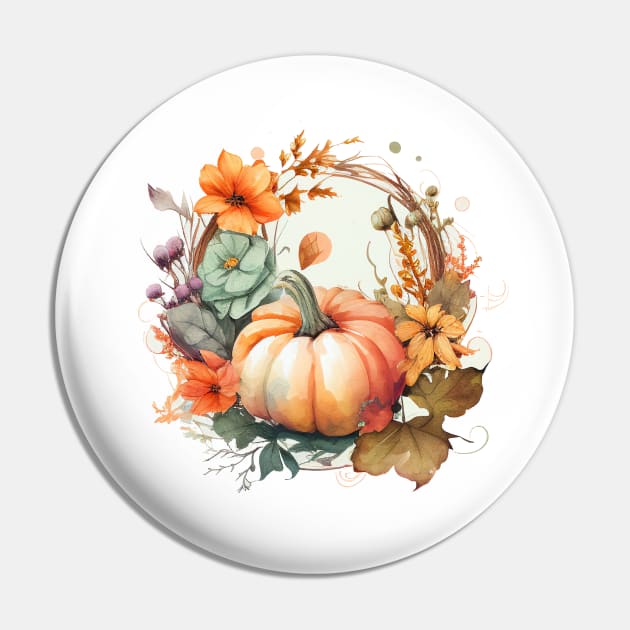 Fall Pumpkin Pin by Mixtgifts