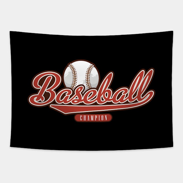 I love baseball Tapestry by My Happy-Design