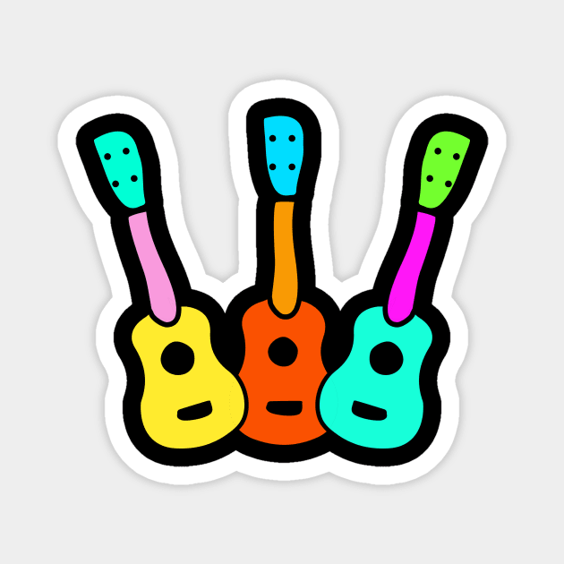 Joyful Ukulele Magnet by jazzworldquest