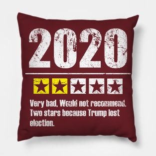 Vintage Bad Year Review Pillow