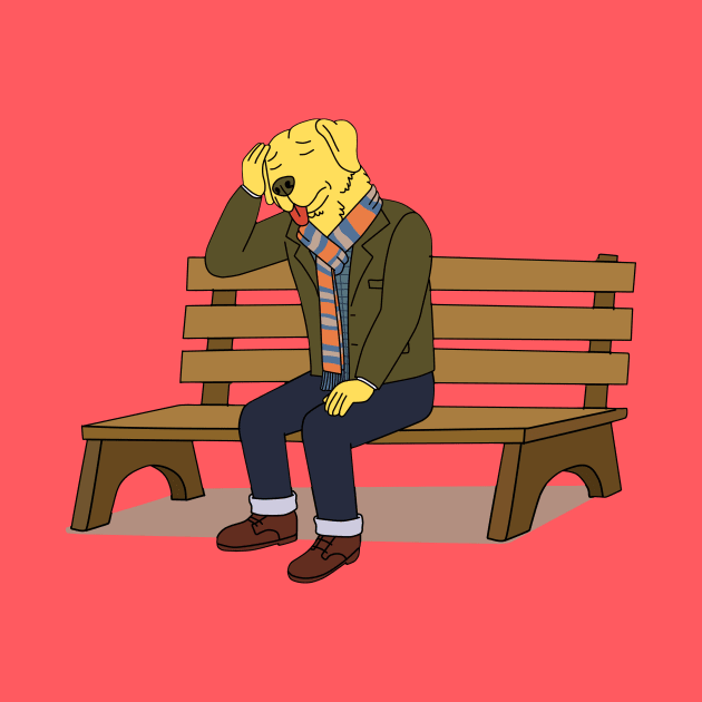 Sad Dog - Bojack Horseman by reinmuthis